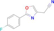 2-[2-(4-fluorophenyl)-1,3-oxazol-4-yl]acetonitrile