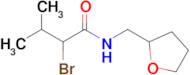 2-Bromo-3-methyl-n-(oxolan-2-ylmethyl)butanamide