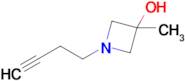 1-(But-3-yn-1-yl)-3-methylazetidin-3-ol