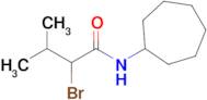 2-Bromo-n-cycloheptyl-3-methylbutanamide