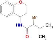 2-Bromo-n-(3,4-dihydro-2h-1-benzopyran-4-yl)-3-methylbutanamide
