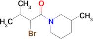 2-Bromo-3-methyl-1-(3-methylpiperidin-1-yl)butan-1-one