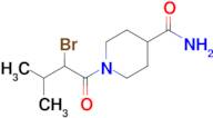 1-(2-Bromo-3-methylbutanoyl)piperidine-4-carboxamide