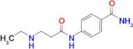 4-[3-(ethylamino)propanamido]benzamide