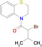 2-Bromo-1-(3,4-dihydro-2h-1,4-benzothiazin-4-yl)-3-methylbutan-1-one