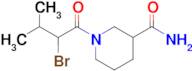 1-(2-Bromo-3-methylbutanoyl)piperidine-3-carboxamide