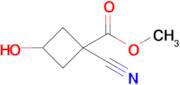 Methyl 1-cyano-3-hydroxycyclobutane-1-carboxylate