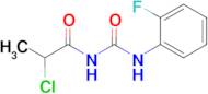 3-(2-Chloropropanoyl)-1-(2-fluorophenyl)urea