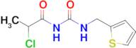 3-(2-Chloropropanoyl)-1-(thiophen-2-ylmethyl)urea