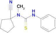 3-(1-Cyanocyclopentyl)-3-methyl-1-phenylthiourea
