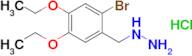 [(2-bromo-4,5-diethoxyphenyl)methyl]hydrazine hydrochloride