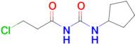 3-(3-Chloropropanoyl)-1-cyclopentylurea