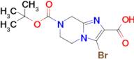 3-Bromo-7-[(tert-butoxy)carbonyl]-5h,6h,7h,8h-imidazo[1,2-a]pyrazine-2-carboxylic acid