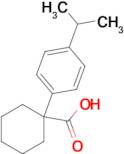 1-[4-(propan-2-yl)phenyl]cyclohexane-1-carboxylic acid