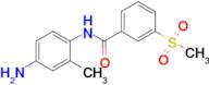 n-(4-Amino-2-methylphenyl)-3-methanesulfonylbenzamide