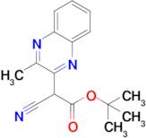 Tert-butyl 2-cyano-2-(3-methylquinoxalin-2-yl)acetate