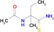 n-(1-Carbamothioyl-1-methylpropyl)acetamide