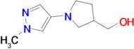 [1-(1-methyl-1h-pyrazol-4-yl)pyrrolidin-3-yl]methanol