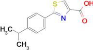 2-[4-(propan-2-yl)phenyl]-1,3-thiazole-4-carboxylic acid