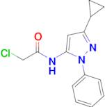 2-Chloro-n-(3-cyclopropyl-1-phenyl-1h-pyrazol-5-yl)acetamide