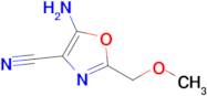 5-Amino-2-(methoxymethyl)-1,3-oxazole-4-carbonitrile