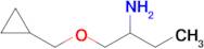 1-(Cyclopropylmethoxy)butan-2-amine