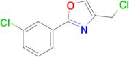 4-(Chloromethyl)-2-(3-chlorophenyl)-1,3-oxazole