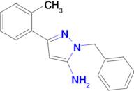 1-Benzyl-3-(2-methylphenyl)-1h-pyrazol-5-amine