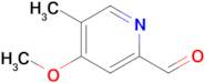 4-Methoxy-5-methylpyridine-2-carbaldehyde