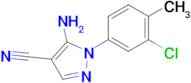 5-Amino-1-(3-chloro-4-methylphenyl)-1h-pyrazole-4-carbonitrile