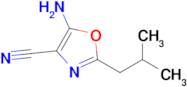 5-Amino-2-(2-methylpropyl)-1,3-oxazole-4-carbonitrile