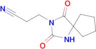 3-{2,4-dioxo-1,3-diazaspiro[4.4]nonan-3-yl}propanenitrile