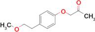 1-[4-(2-methoxyethyl)phenoxy]propan-2-one