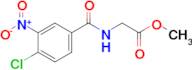 Methyl 2-[(4-chloro-3-nitrophenyl)formamido]acetate