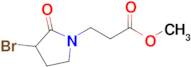 Methyl 3-(3-bromo-2-oxopyrrolidin-1-yl)propanoate