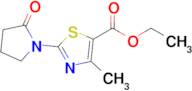 Ethyl 4-methyl-2-(2-oxopyrrolidin-1-yl)-1,3-thiazole-5-carboxylate