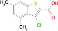 3-Chloro-4,6-dimethyl-1-benzothiophene-2-carboxylic acid