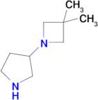 3-(3,3-Dimethylazetidin-1-yl)pyrrolidine