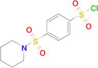 4-(Piperidine-1-sulfonyl)benzene-1-sulfonyl chloride