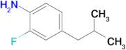 2-Fluoro-4-(2-methylpropyl)aniline