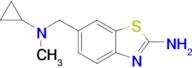 6-{[cyclopropyl(methyl)amino]methyl}-1,3-benzothiazol-2-amine