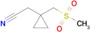 2-[1-(methanesulfonylmethyl)cyclopropyl]acetonitrile