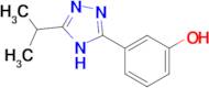 3-[5-(propan-2-yl)-4H-1,2,4-triazol-3-yl]phenol