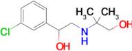 2-{[2-(3-chlorophenyl)-2-hydroxyethyl]amino}-2-methylpropan-1-ol