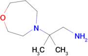 2-Methyl-2-(1,4-oxazepan-4-yl)propan-1-amine