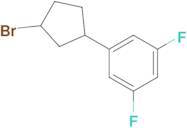 1-(3-Bromocyclopentyl)-3,5-difluorobenzene