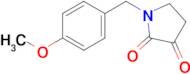 1-[(4-methoxyphenyl)methyl]pyrrolidine-2,3-dione