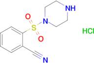 2-(Piperazine-1-sulfonyl)benzonitrile hydrochloride
