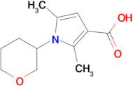 2,5-Dimethyl-1-(oxan-3-yl)-1h-pyrrole-3-carboxylic acid