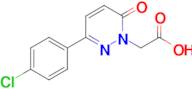 2-[3-(4-chlorophenyl)-6-oxo-1,6-dihydropyridazin-1-yl]acetic acid